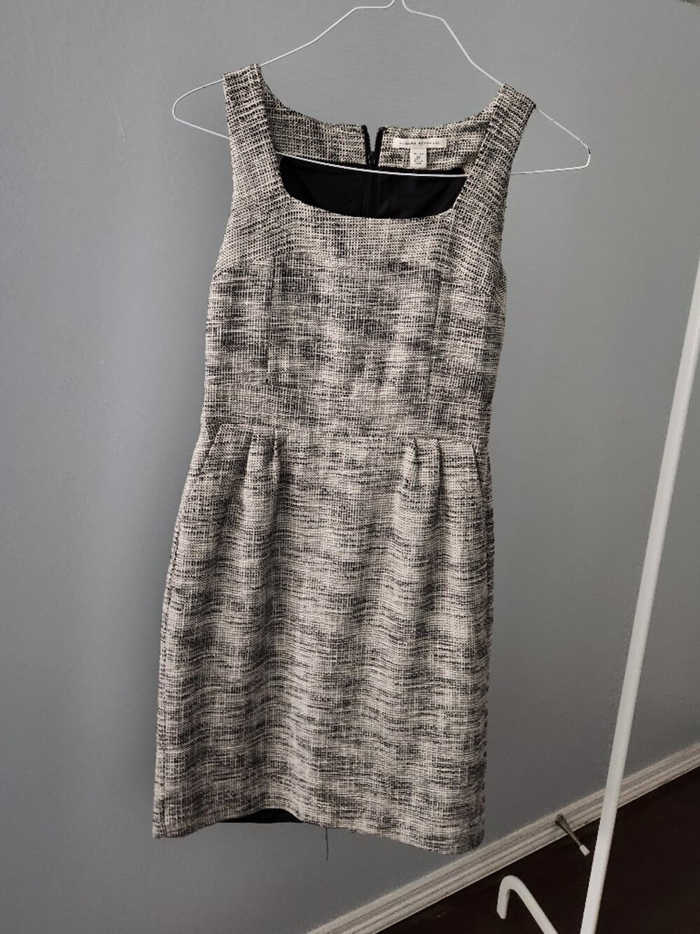 Banana Republic - Black White Dress - 2P Petite